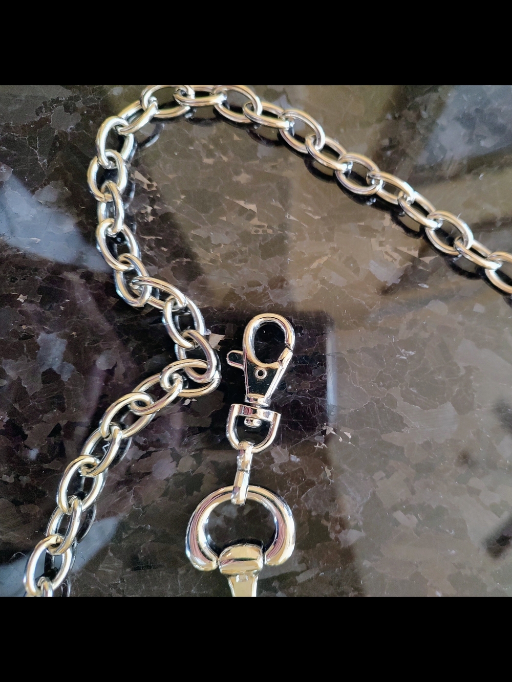 Silver Horsebit-Link Women's Fashion Belt - Picture 6 of 12